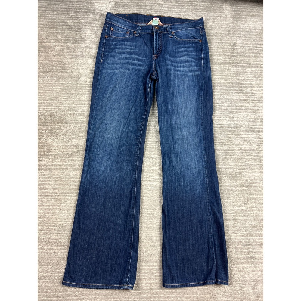 Lucky Brand Jeans Womens 12/31 Blue Sweet N Low Bootcut Dark Wash 7W10143‎